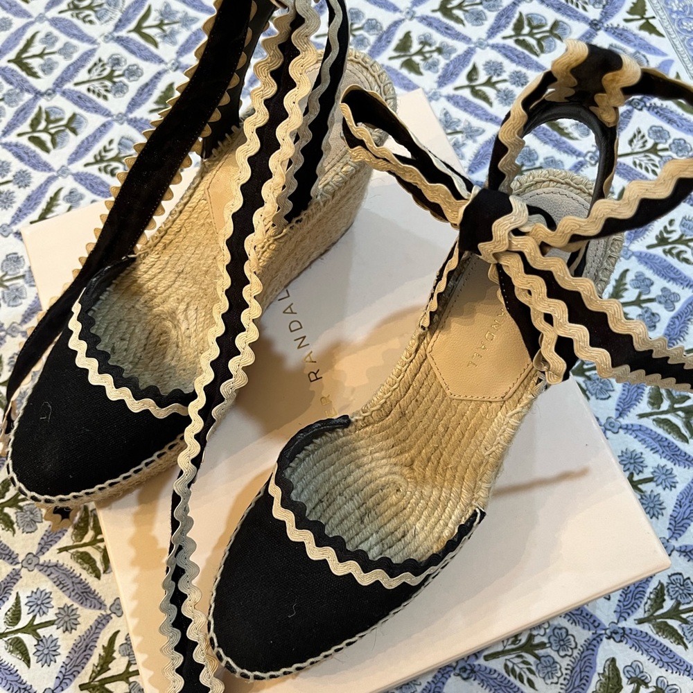 Loefler Randall wedge shoes